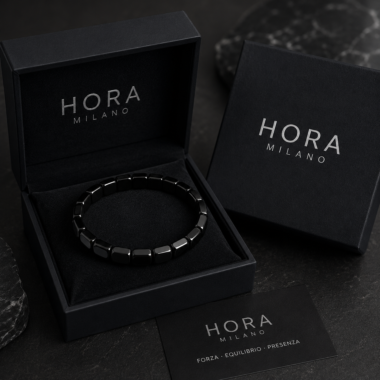 Bracciale Hora Ematite
